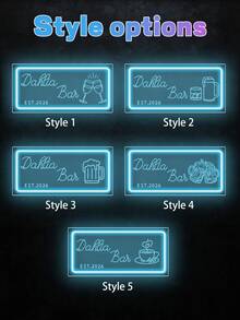 Custom Neon Bar Signs, Custom Neon Signs For Home Bars, Home Bar Decor, Men's Lounge Decor, Bar Wall Art, Gifts For Husbands, Men's Lounge Gifts. - Bar Style - View 8