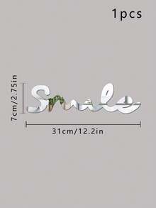 一张英文人物微笑镜面墙贴 - 字母牆貼 - 查看 10