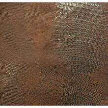 Faux Leather Alligator Print Upholstery Fabric By The Yard Brown Multiple Colors Available For Home Decor - 1 - Xem 4