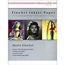 Hahnemuhle Matte German Etching 100% TCF Pulp Natural White Watercolor Inkjet Paper 19.6 mil 310 g/mA 8.5x11 25 Sheets - blanco natural - Ver 6