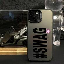 MUSIC IS MY DRUG Letter Pattern, Stylish And Simple ~ New Anti-Slip Large-Hole Drop-Proof Phone Case, Fun, Unique, And Chic, A Holiday Gift For Men And Women, Suitable Compatible With Iphone 161514131211 PLUSPRO MAXPRO - Black - View 4