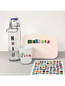 4pcs Fun Magazine Letter Stickers, Scrapbook Letter Stickers, Classic Ransom Letter Stickers-Creative, Retro, Versatile, And Easy To Use. Suitable For Journals, Diaries, Notebooks, Water Bottles, DIY Crafts, Gifts, Etc. This Scrapbook Letter Sticker Set Is The Perfect Valentine's Day Gift For Journal Enthusiasts, Artistic Best Friends, And Creative Individuals. Use Letters To Spell Out Your Unique Message, Decorate Gifts, And Create Commemorative Photo Albums. - A - 查看 3