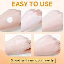 80克柔滑妆前乳，蕴含烟酰胺、果酸、维生素E，提亮肤色，均匀肤色，适用于面部、颈部、腋下、膝盖等身体部位，温和提亮，男女通用 - 80g - 查看 8