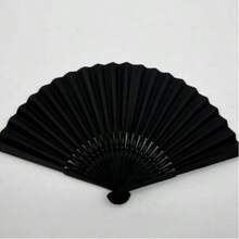 1 pieza Abanico de mano, abanico de papel plegable para decoración de fiestas, nueva decoración simple, abanico plegable en blanco, color caramelo enlatado de autoservicio, abanico de seda hecho a mano personalizado para bodas, regalos de boda y fiestas, regalos personalizados, vestido de novia y regalos, verano, vacaciones - Multicolor - Ver 15