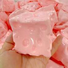 1个柔软Q弹芝士吐司挤压玩具，逼真食物玩具，慢回弹减压玩具，挤压玩具，玩具与游戏，爱好，收藏品，派对用品，创意玩具，适合青少年，青少年减压玩具，新年礼物，节日礼物，生日礼物，情人节礼物，新年派对奖品 - 彩色 - 查看 15