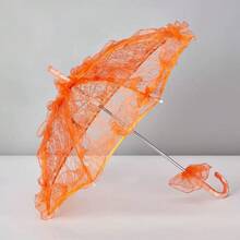 1把可爱甜美洛丽塔蕾丝边直柄洛丽塔婚礼/儿童伞 - 彩色 - 查看 14