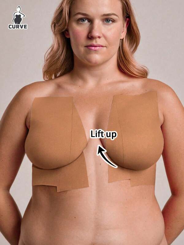 5m/Rollo Cinta adhesiva invisible para sujetar el sostén, adecuada para tallas de copa B-E, sostén levantador de un solo uso, sostén invisible sin tirantes ni espalda