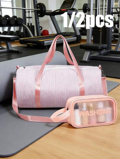 1/2 túi đeo vai in hình thể dục dụng cụ, túi yoga kiêm túi đựng đồ vệ sinh cá nhân | Dây đeo có thể điều chỉnh & tay cầm phía trên, túi tote mini bằng vải bền | Nhiều lựa chọn màu sắc, túi nhỏ tối giản phong cách đường phố thường ngày | Túi tập gym đa chức năng cho thể dục/khiêu vũ/đi làm/hoạt động ngoài trời | Món quà hoàn hảo cho bạn bè/gia đình/người thân yêu | Quà tặng lý tưởng cho kỳ nghỉ lễ & vật dụng cần thiết cho mùa tựu trường dành cho những người đam mê thể dục thể thao
