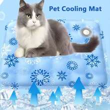 夏季多功能宠物降温垫，保持宠物凉爽，防水耐用，适用于猫狗 - 彩色 - 查看 8