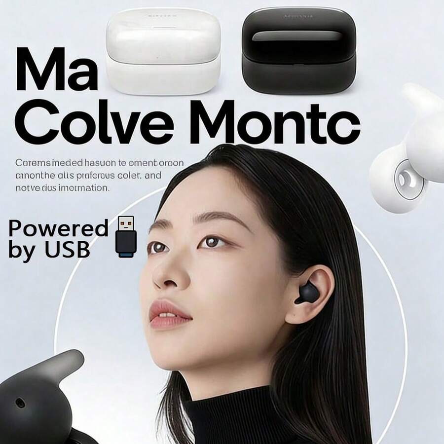 Sony WF-L910 真无线耳机，轻巧稳固，开放式设计，通话清晰，电池续航持久，标志性“甜甜圈”造型 - 查看 1