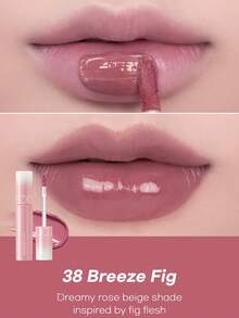 Rom&nd Romand 持久保湿唇彩 38 BREEZE FIG,5.5克/0.2盎司,Romand 液体唇膏,保湿亮泽妆效,韩国唇彩,持久显色,MLBB(My Lips But Better,我的嘴唇,但更美),保湿,高显色度,打造自然透明妆容,日常唇彩,韩国化妆品,礼盒装 - 38 BREEZE FIG - 查看 8