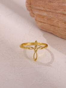 Design A Geometric Ring With A Cross Design By 2026, Suitable For Women, Elegant, High-End, Sweet And Personalized Niche Jewelry - JZ9246 - View 7