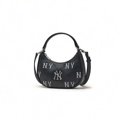MLB Bolso bandolera deportivo casual minimalista con logo unisex 3ACRMM16N