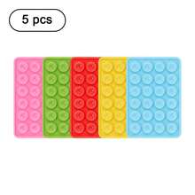 5pcs/Set Random Multifunctional Phone Holder, 10pcs/Set Random Square Silicone Single-Sided Adhesive Anti-Slip Suction Cup Phone Stand - Multicolor - View 10