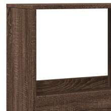 Room Divider Brown Oak 100x33x175 Cm Engineered Wood - Brown - View 7