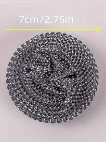 4 bolas de limpieza de cocina aleatorias con mangos. Utensilios antiadherentes. Alambre de acero nano para el hogar. Fácil de limpiar. Sin residuos. Para la olla. - Varios artículos - Ver 2