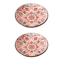 shuo ni mao yi Pet Cat And Dog Bowl Ceramic Feeding Tray Cat Food And Dog Food Bowl High-Speed Iron Frame With Neck Protection And Anti Choking Pet Food Bowl Bohemian Plate Pet Food Bowl - 200ml - View 11