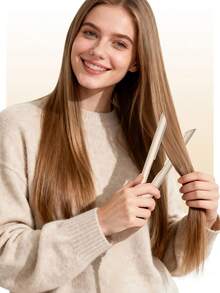 迷你无线直发卷发器二合一，低功率，小巧加热板，USB供电（不可充电），适合宿舍使用 - 彩色 - 查看 5