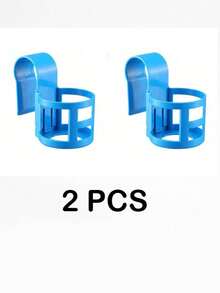 多功能杯架兼皂液器架，适用于游泳池、啤酒杯架、饮料架 - A圓形配大勾 - 查看 15