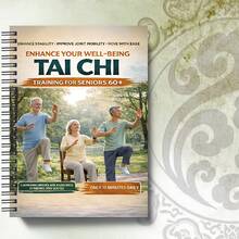 1本高级太极拳教学课程螺旋笔记本，适合60岁以上人士。本课程可缓解肌肉疲劳，增强关节灵活性。每日安排10分钟站/坐练习。适合赠送给父母、祖父母及其他年长亲属。 - 站坐雙模式太極鍛鍊線圈本 - 查看 5