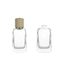 1pc,30ml Empty Glass Perfume Bottle With Cap – Refillable Perfume Container, Suitable For Travel And Cosmetics - Flat Perfume Decanter Bottle - View 9