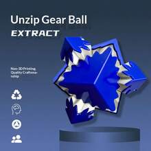 New Arrival Hot Selling - Creative - Gear Ball - Rotating Ball - 3D Puzzle Cube - Stress Relief Toy - Leisure Toy - Toys For Boys - Toys For Girls - Small Gift - Multicolor - View 10