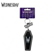 MGM 1PC Wednesday Officially Licensed Squishy Keychain 3D Figurine Bag Clip Anime Figure Keychain Cute Cartoon Collector Keyring Backpack Decor Birthday Christmas Gift - FB-cR2779 - View 6