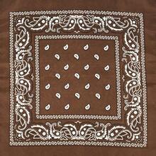 4pcs Polyester Cashew Flower Bandana, Unisex Hiphop Outdoor Cycling Headwrap Scarf - Dark Color Combination - View 8