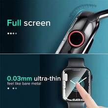 OUKNOEO 防震手表屏幕保护膜 2片装 全覆盖柔软透明屏幕保护膜 适用于 Ultra 3/SE/S11/S10/S9/S8/S7/S6/S5/S4/S3/S2/S1 38/40/41/42/44/45/49/46mm 24小时自动修复气泡 高清防指纹 易于贴合 春季礼物 - 2Pcs - 查看 3