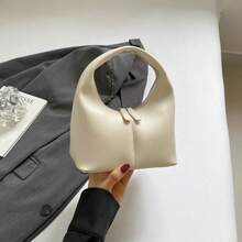 女士可爱手提包，复古高品质多功能托特包，独特饺子造型钱包 - 彩色 - 查看 14