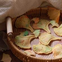 Ginkgo Leaf Cookie Cutter Set | Autumn Fall Leaf Baking Molds Create Realistic Fall Treats For Harvest Festivals, Thanksgiving Parties & Nature-Themed Gifting - View 7