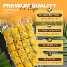 50 Pack Disposable Icecubes Bags,Easy Freeze Icecubes Bags Freezer With Funnels,24-Cell Flavorsaver Tray: Portion-Control Coffee, Broth, Breast Milk & Emergency Cold Compress (50) IRI5 - 50 - 查看 5
