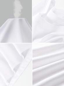 Camiseta estampada para hombre Y2K estampado, estilo callejero Diseño de coche verde Mitsubishi Eclipse camisetas gráficas 100 por ciento algodón camisetas con gráficos - Blanco - Ver 7