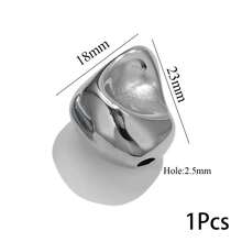 1/5颗不锈钢不规则散珠，用于珠宝制作DIY隔珠手链项链珠宝工艺用品配件 - 彩色 - 查看 28