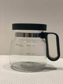 16 Oz Coffee Pot Shape Coffee Mug, 4" Tall Compact Glass Carafe Design With Sip Lid, Novelty Coffee Lovers - 咖啡壺 - 查看 7