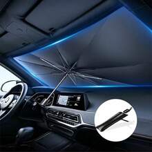 Car Sun Shade Windshield Sunshade Visor Sunscreen Insulation Curtain Accessory, Windshield Sunshade For Small Cars - Multicolor - View 4