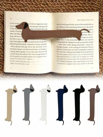 Dachshund Bookmark, Sausage Dog Bookmark Gift, Elongated Dog Bookmark Page Marker, Multifunctional Dachshund Bookmark, Suitable For Dachshund Lovers, Students, Teachers For Reading And Study, Graduation Gift