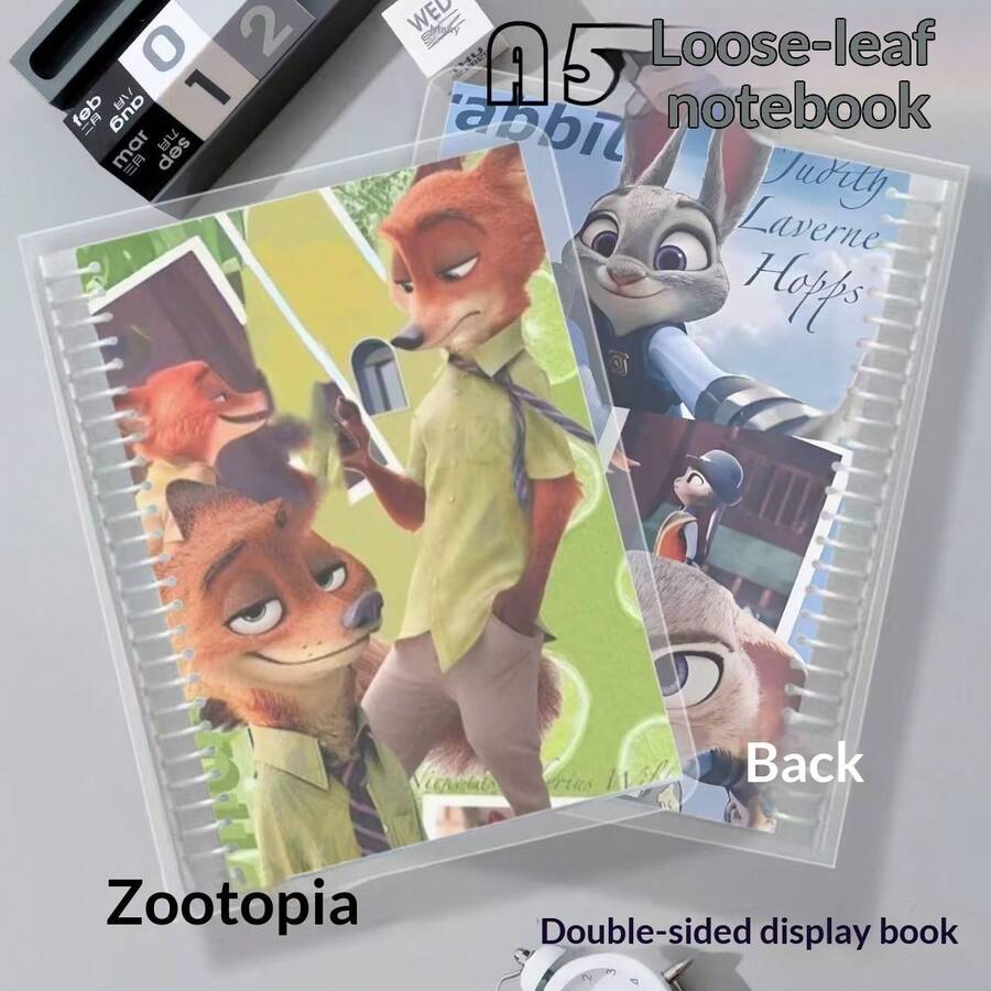 Cuaderno de hojas sueltas A5, planificador, cuaderno de espiral de alta calidad - Libro al azar - Ver 1