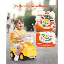 Kids Push Ride-Ons - Modell Mit Rückenlehne, Cartoon-tiere - View 3