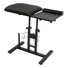 SENDERPICK Adjustable Height Arm Rest Stand Arm Rest Stand Oversized Arm Rest Stand With Workbench - Black - View 3
