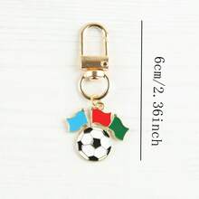 Bộ móc khóa bóng đá 12/24 chiếc, bao gồm áo đấu bóng đá, giày thể thao và các móc khóa khác thuộc series bóng đá, kèm theo thiệp chúc mừng. Món quà lý tưởng cho người hâm mộ bóng đá, người đam mê thể thao, quà tặng sở thích, niềm vui bóng đá, quà tặng bóng đá cho thanh thiếu niên, mặt dây chuyền giải thưởng, quà sinh nhật, quà tặng tiệc tùng, quà Giáng sinh, quà Lễ Tạ ơn. Quà tặng cho mẹ, cha, quà tốt nghiệp và quà cho giáo viên. - màu sắc - Xem 7