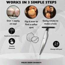 Stainless Steel Coconut Opener, Suitable For Thai Young Coconut Water, Convenient And Practical Hole-Making Tool - View 6