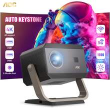 AOC Portable Projector Full HD 4K/1080p, Auto Focus, Auto Keystone Correction, Adjustable Angle, Wi-Fi 6 & Bluetooth, 15000 Lumens, Compatible With IOS/Android/PC For Work And Gaming - Black - View 2