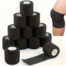 1/6/12 Rolls Elastic Self Adhesive Bandage Wrap, Breathable Flexible Fabric Non Woven Cohesive Bandage - Multicolor - View 5