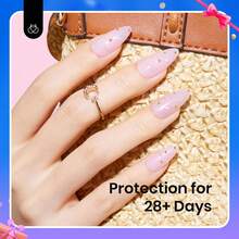 Beetles Rubber Base Gel Nail Polish, 6 Colors Nude Gel Polish Pink Peach Neutral Sheer French Tips Base Colors - 6 màu hồng nude - Xem 6