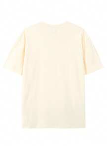 Disney Animal Kingdom T-Shirt, Mickey & Friends Safari Graphic Tee, Retro Jungle Balloon Print, Oversized Casual Cotton Top, Perfect For Theme Park Trips & Disney Fans - 杏色 - 查看 2