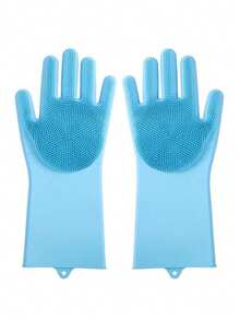 Pet Grooming Set, Includes Bathing Brush Set, Towel, Bathing Gloves, Fur Removal Brush, Pet Shampoo & Conditioner, Pet Dental Cleaning Tools - Multicolor - View 5