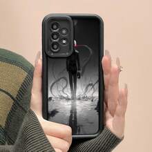 Ken Kaneki ojos rojos estética oscura.funda de teléfono Fundas compatibles con ,Apple,VIVO,OPPO,,, y Honor.Fabricadas en silicona TPU,ofrecen protección contra golpes y caídas. - Negro - Ver 5