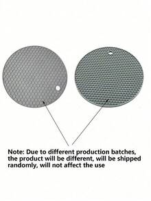 3 miếng lót bàn bằng silicon chịu nhiệt - Miếng lót nồi tròn chống trượt cho mặt bàn bếp và bàn ăn, tấm lót đa năng cho các món nóng, dã ngoại ngoài trời và tiệc nướng. - Nhiều màu - Xem 7