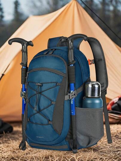 40L Mochila de senderismo, bolsa de trekking impermeable y duradera de nailon, ligera y plegable, adecuada para viajes y campamentos al aire libre para hombres y mujeres